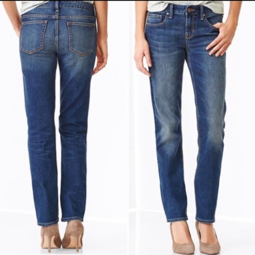 Gap Real Straight medium wash jeans
